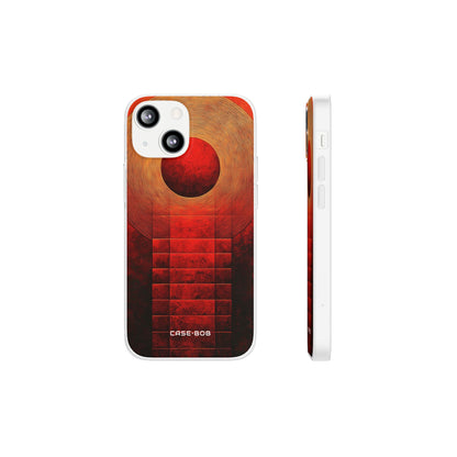 Crimson Orbit iPhone 13 mini Case - Soft