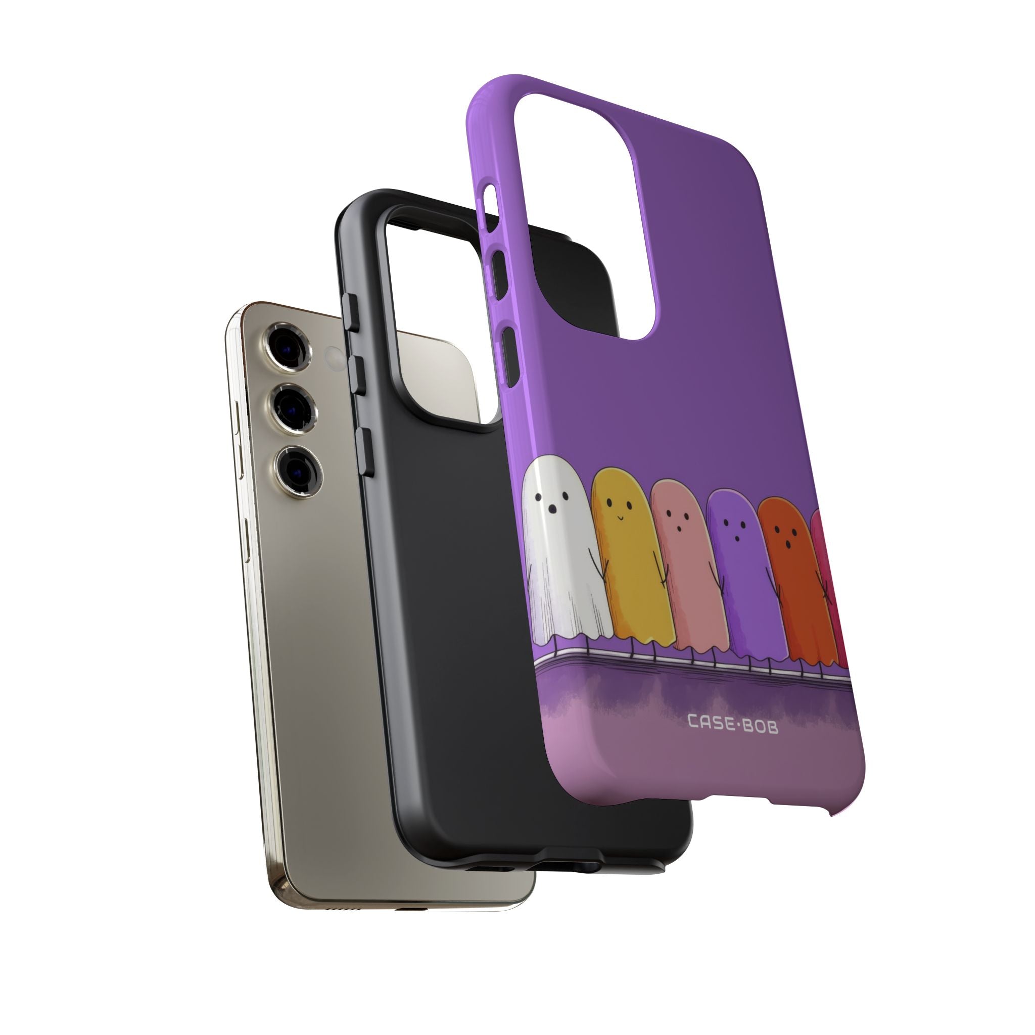 Colorful Ghosts Samsung S23 Case - Tough