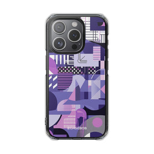 Ultra Violet Design | Handyhülle für iPhone (Clear Impact Case – magnetisch)