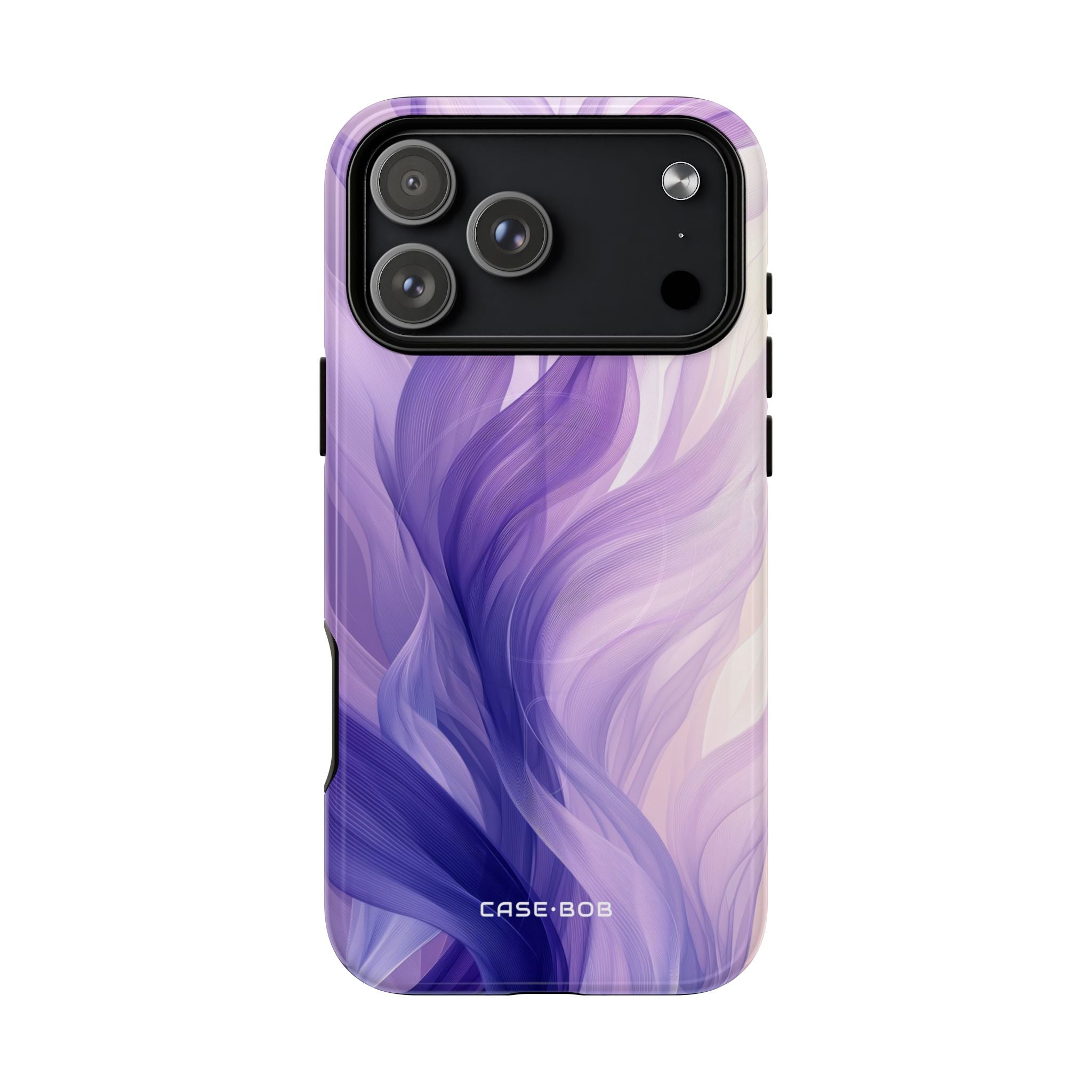 Purple Ribbon Waves iPhone 17 Pro Max Case - Tough+