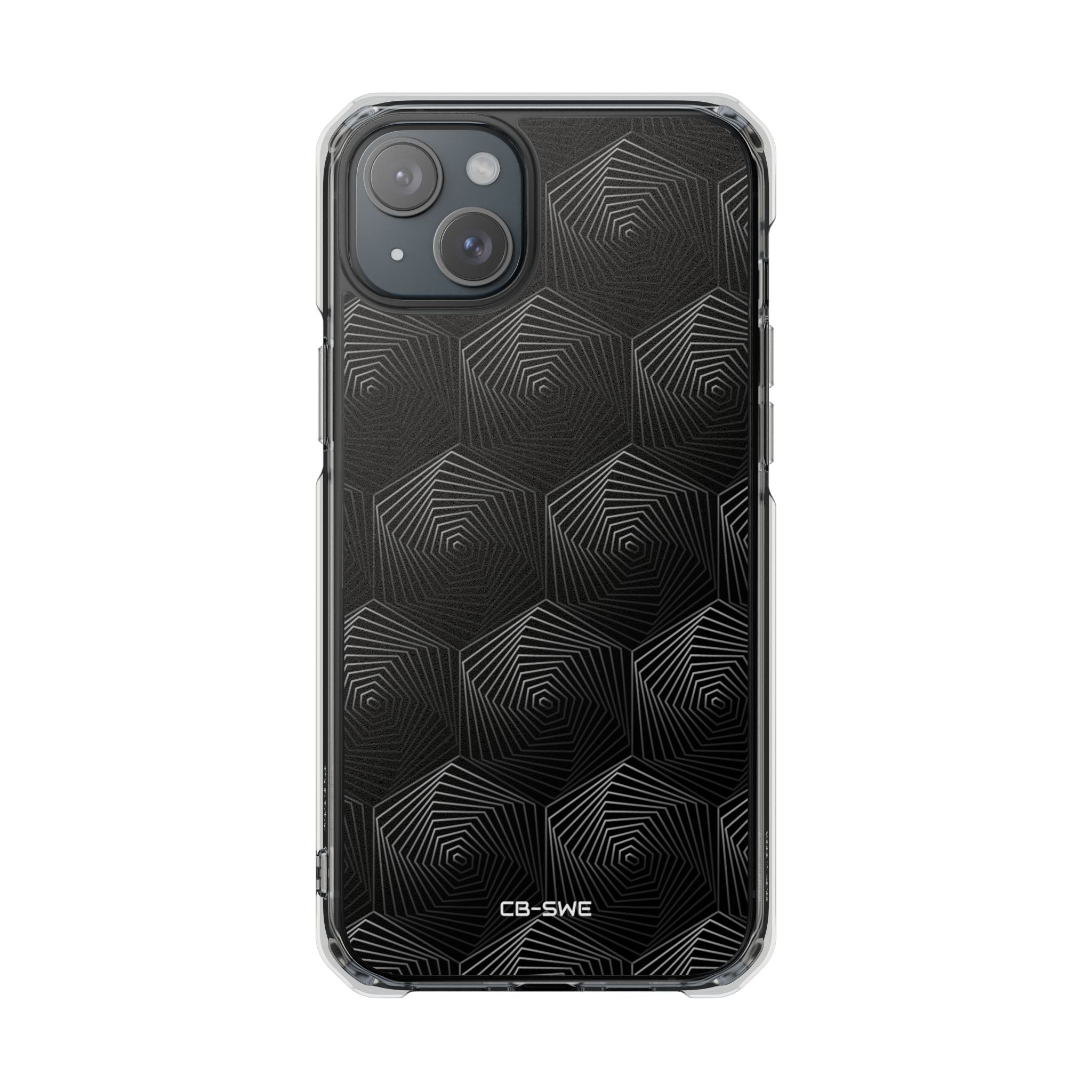 Geometric Spiral Illusion iPhone Case - Impact
