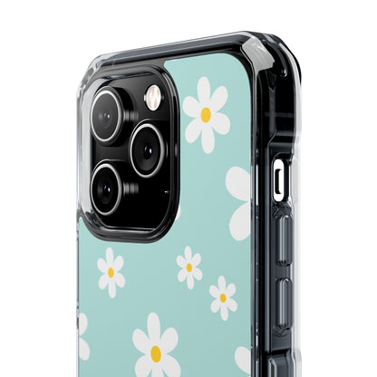 Daisies On Blue iPhone Case - Impact