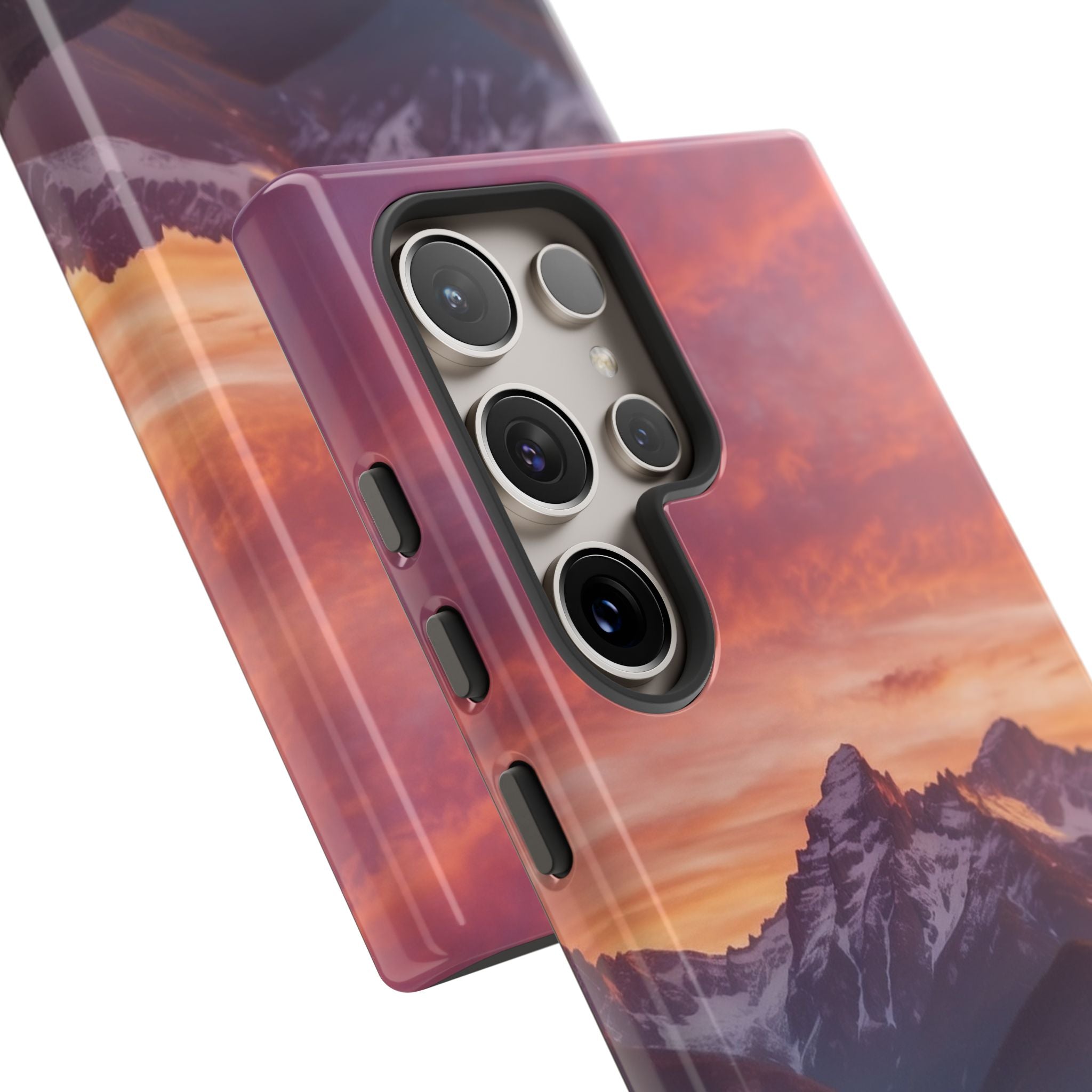 Mountain Peaks Glow - Samsung Case