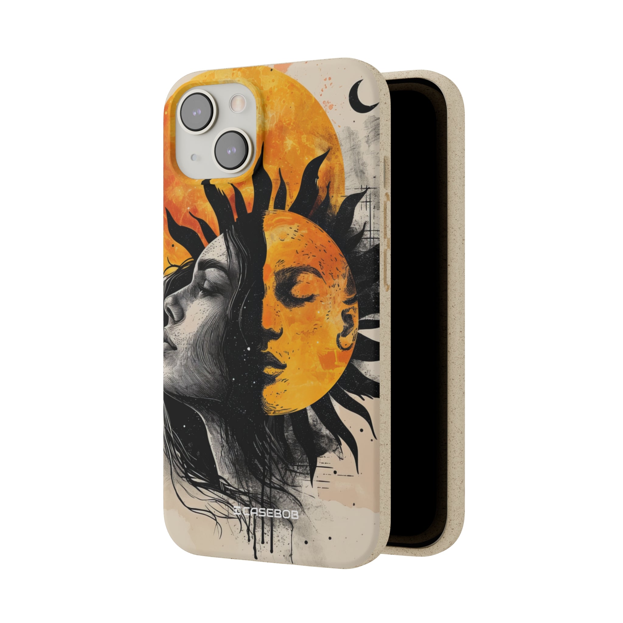 Sunlit Duality | Biodegradable Phone Case