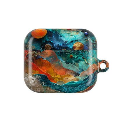 Solar Orbit Orange - AirPods Case