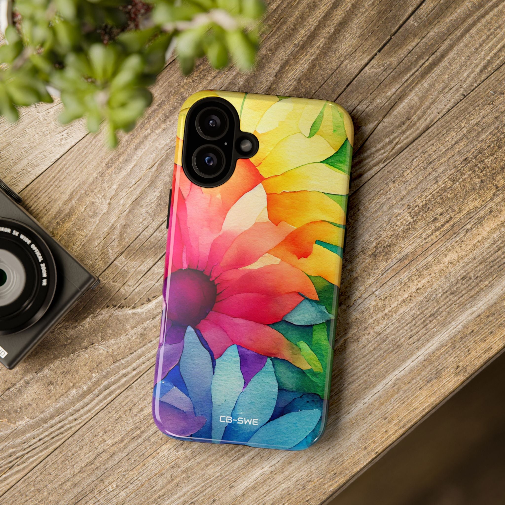 Vibrant Floral Symphony - iPhone Case