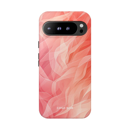 Peach Wave Drift Google Pixel 9 Pro XL Case - Tough