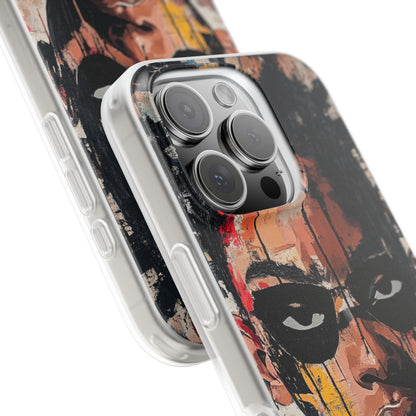 Masked Portrait Drips iPhone 16 Pro Case - Soft