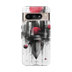 Cyber Gridscape | Protective Phone Case for Google Pixel