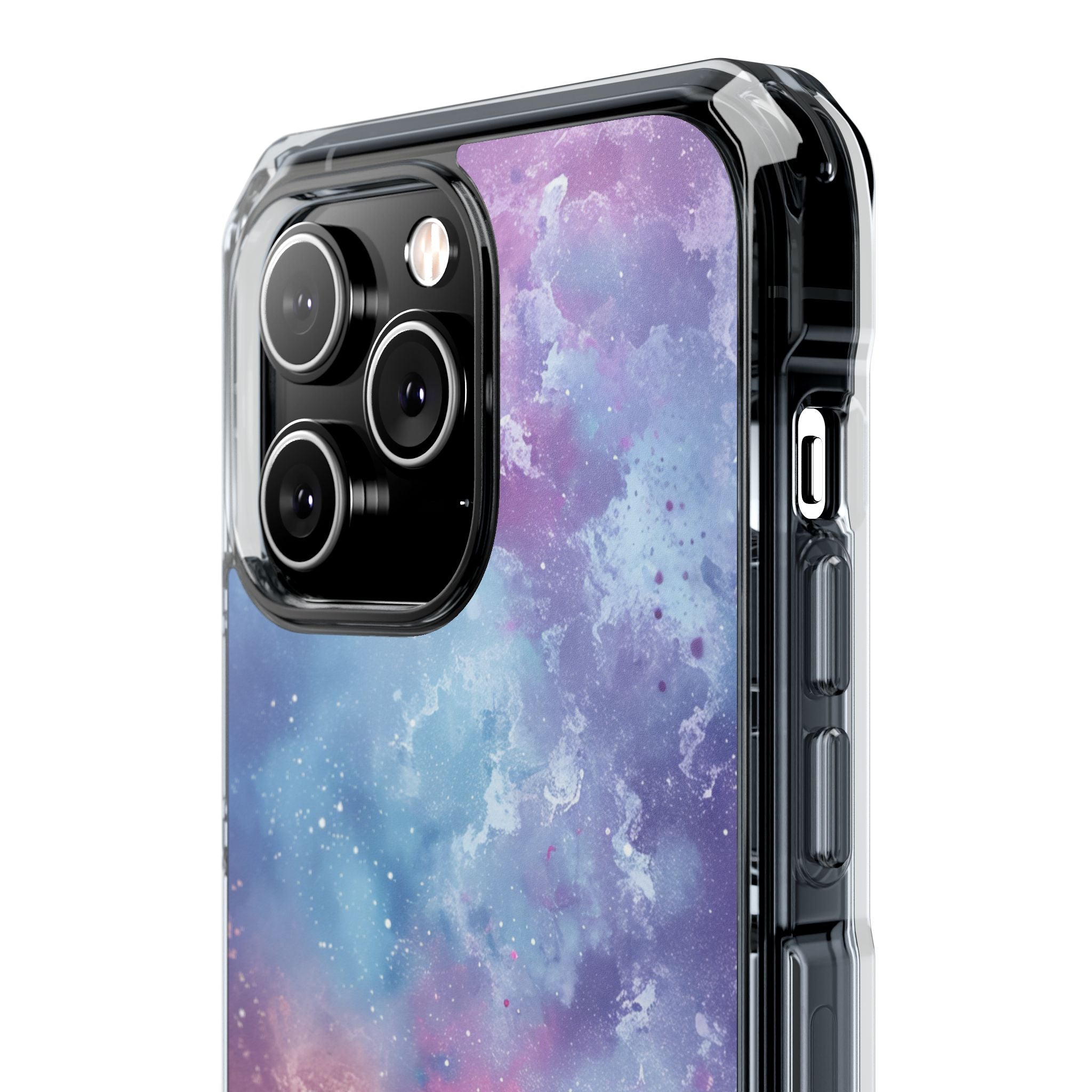 Cosmic Nebula Swirls - Clear Impact iPhone 14 Phone Case