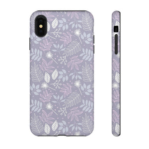 Purple Mona Leaf - Protective Phone Case