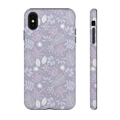 Purple Mona Leaf - Protective Phone Case