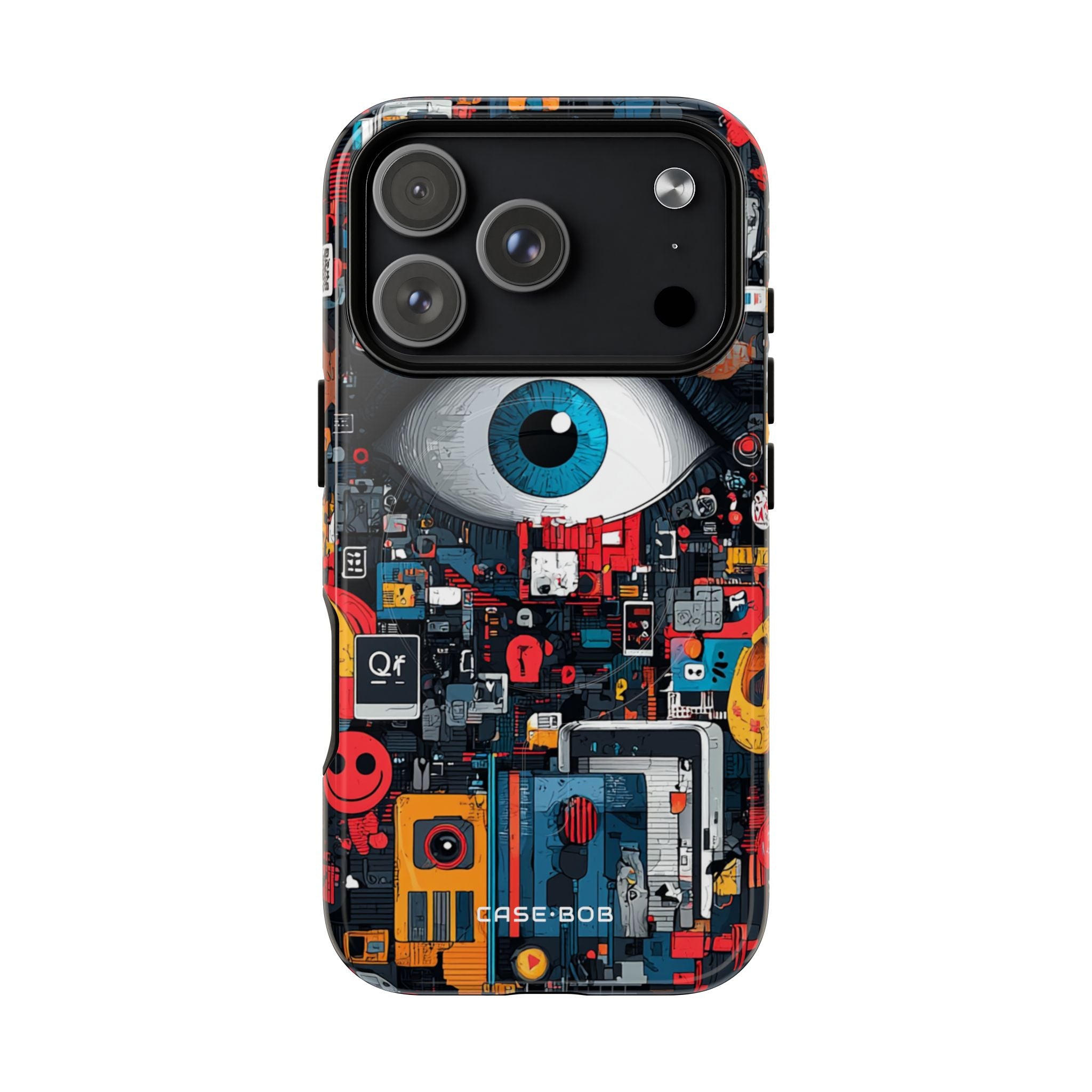 Digital Eye Blue iPhone 17 Pro Case - Tough+