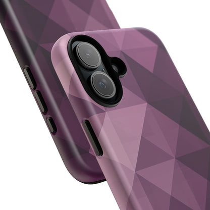 Gradient Purple Mosaic iPhone 16 - Tough Phone Case