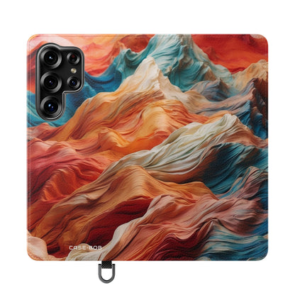 Fabric Peaks Sunset - Samsung S25 Ultra Case - Lompakko