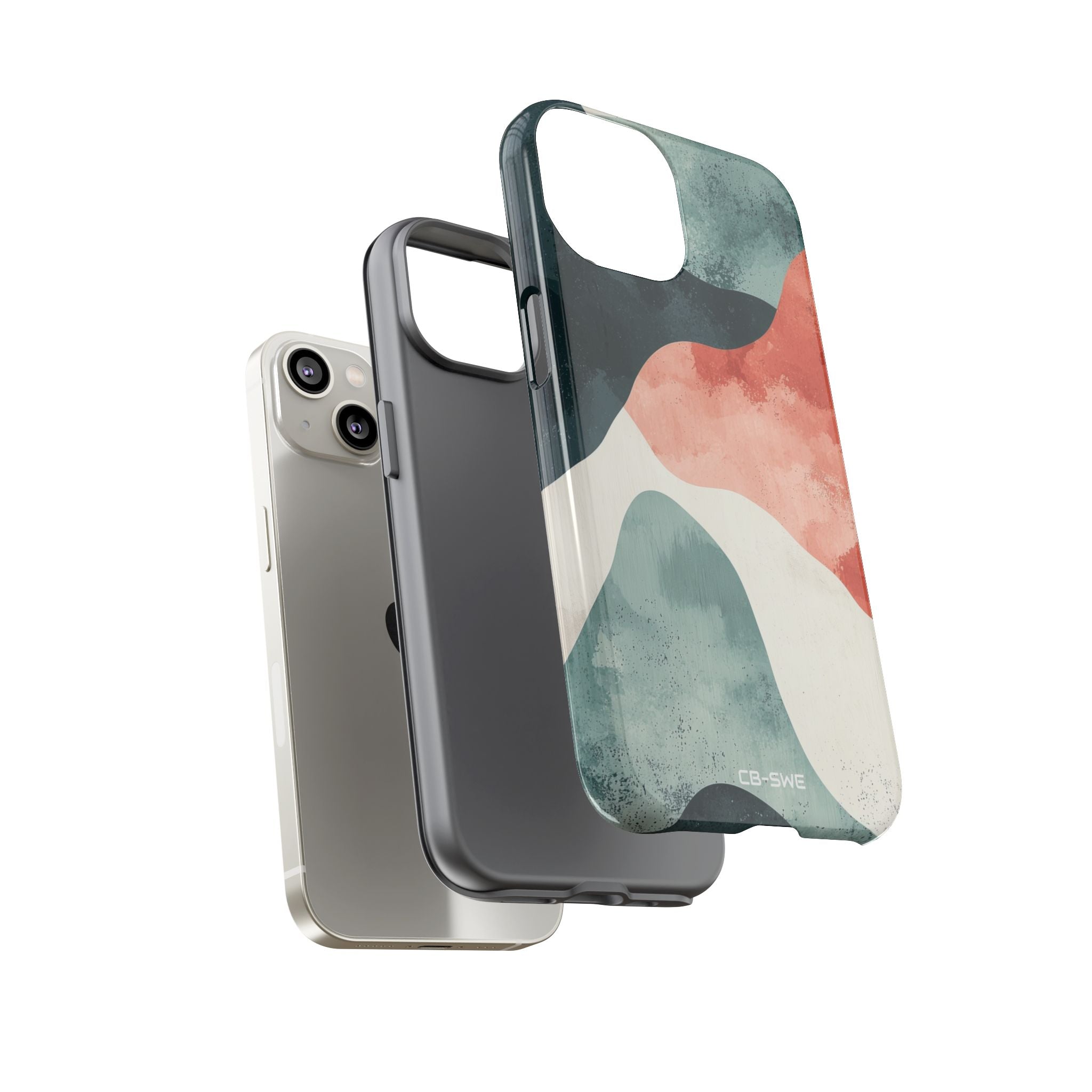 Fluid Shapes Emerge - iPhone Case