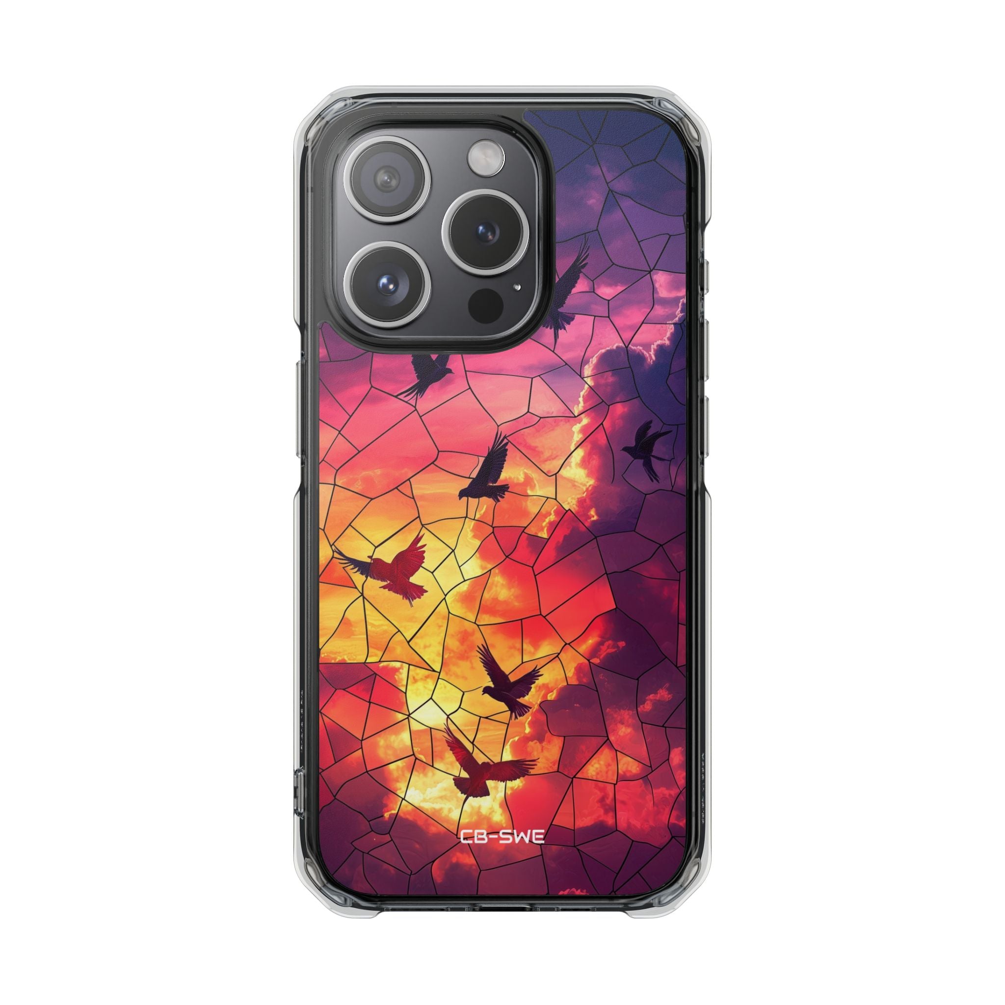 Soaring Birds Illuminate iPhone Case - Impact