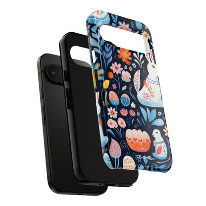 Bunnies Play Among Flowers - Google Pixel Case