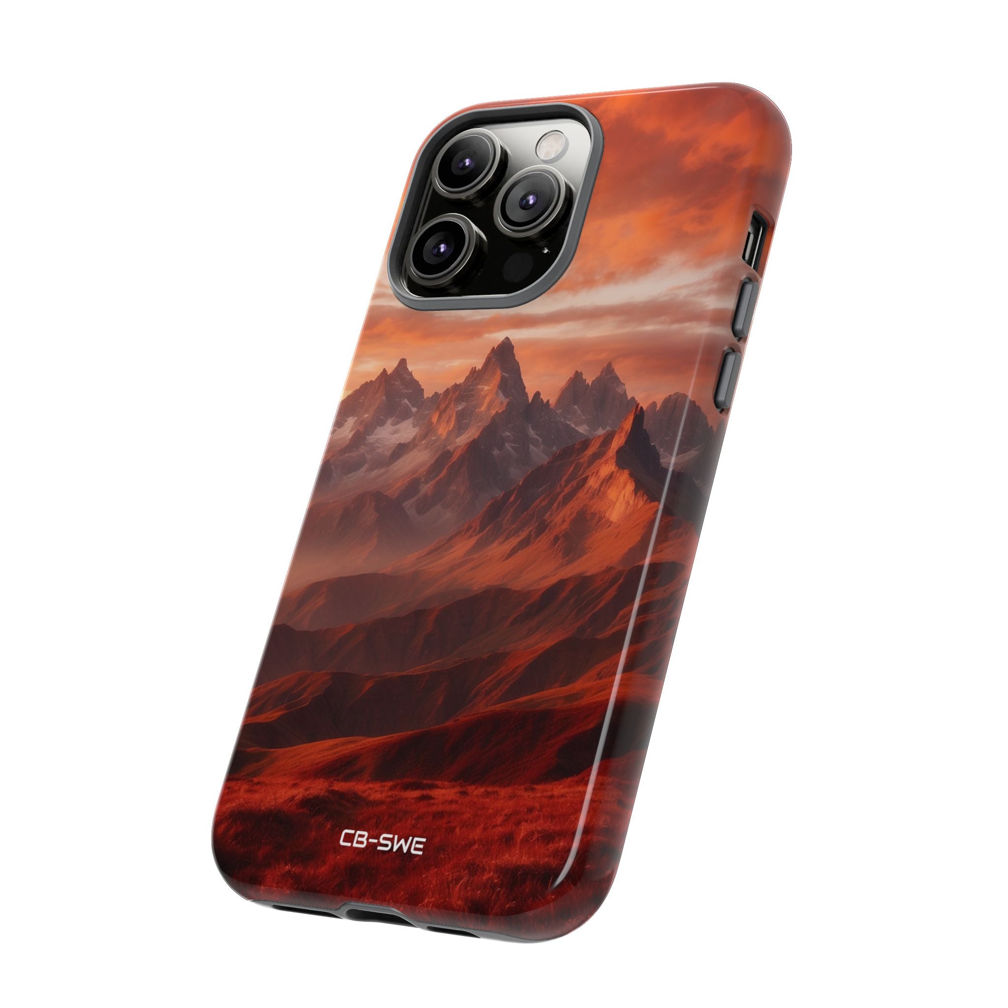 Mountain Peaks Glowing - iPhone Case