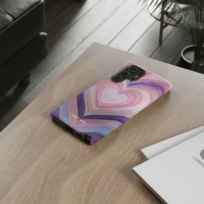 Radiant Heartbrush Samsung S22 Ultra Case - Tough