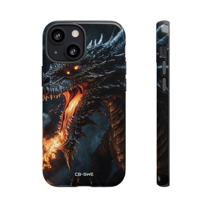Fiery Breath Erupts - iPhone Case