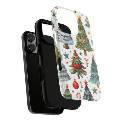 Whimsical Trees Sparkle - iPhone Case