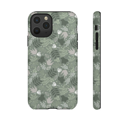 Jungle Green Leaf - Protective Phone Case