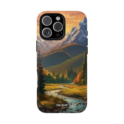 Mountain Reflections Glimmer - iPhone Case