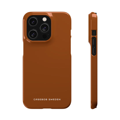 Saddle Brown iPhone 14 - Slim Phone Case