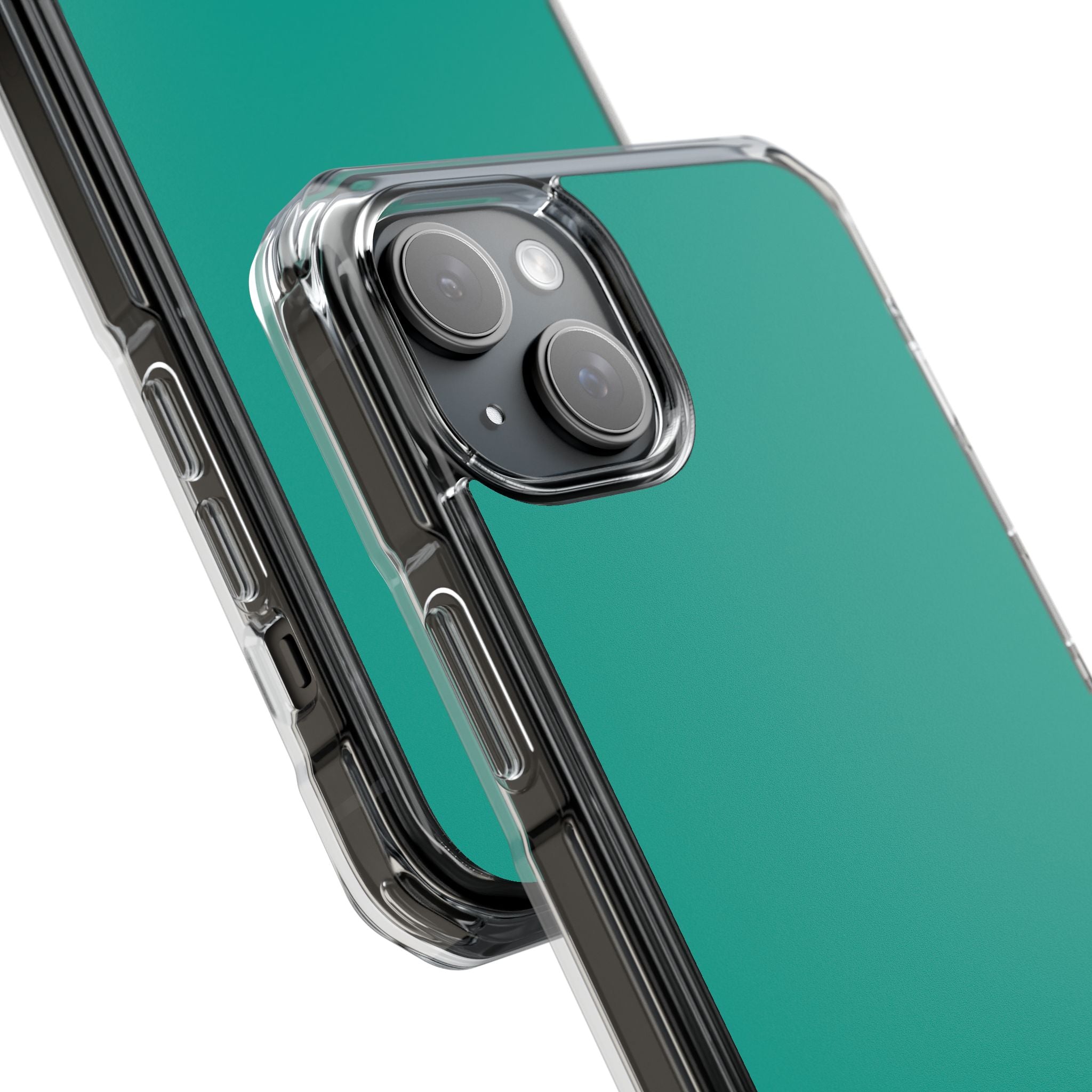 Persian Green - Clear Impact Case for iPhone