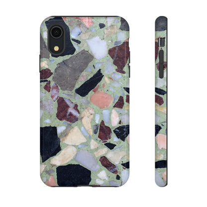 Terrazzo in Green - Protective Phone Case