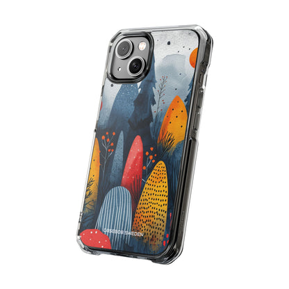 Whimsical Nature - Clear Impact iPhone 14 Phone Case