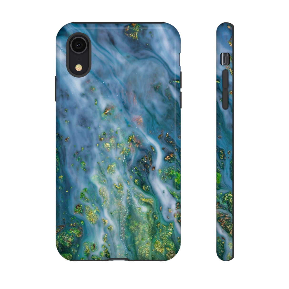 Forest Mist Ink Art iPhone Case (Protective) iPhone XR Glossy Phone Case