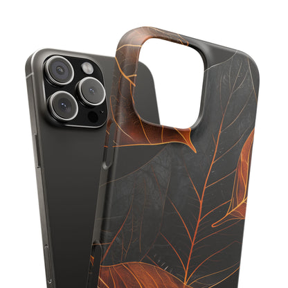 Autumn Leaf Elegance iPhone 16 - Slim Phone Case