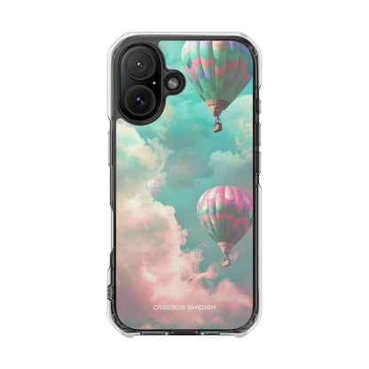 Pastel Balloon Adventure - Clear Impact iPhone 16 Phone Case