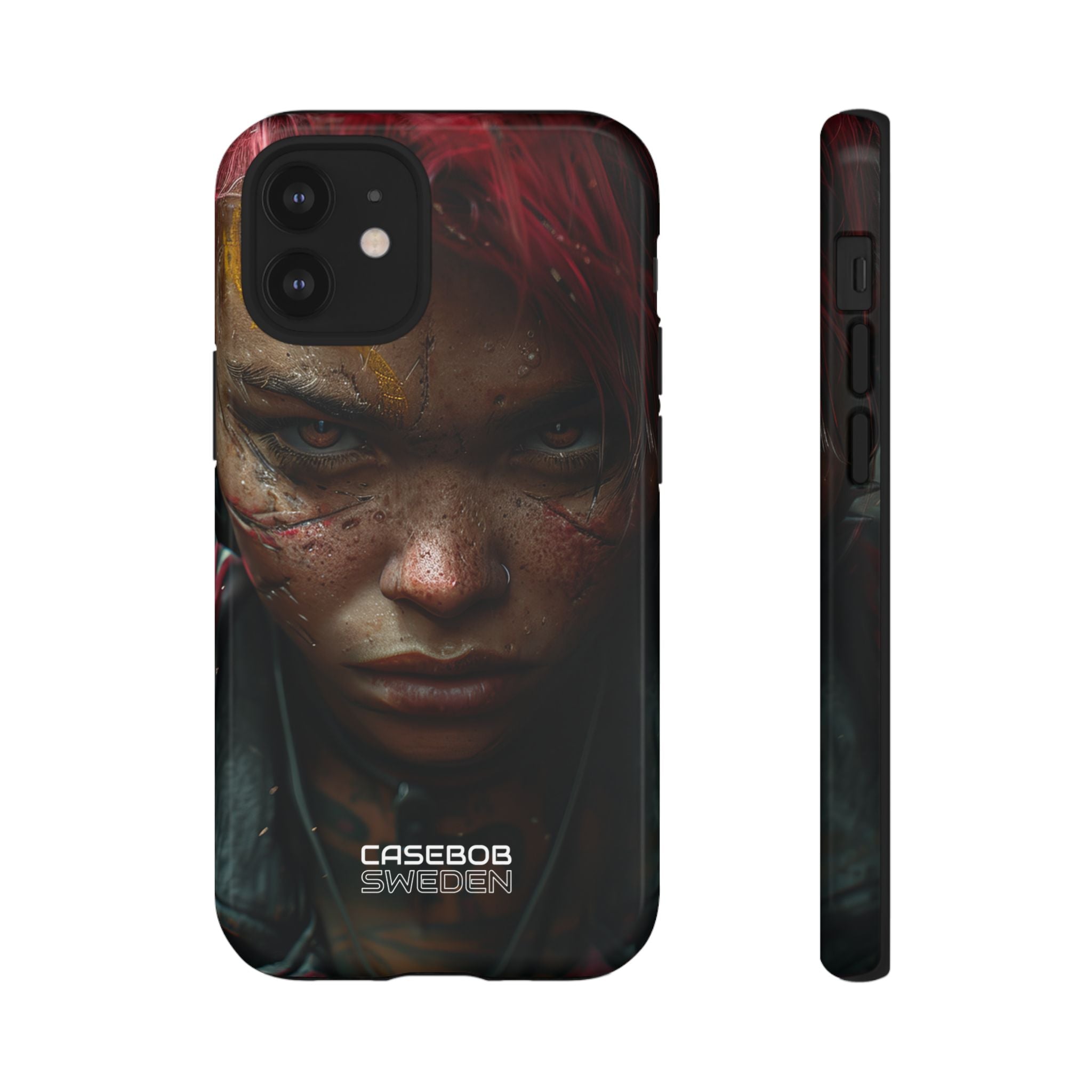 Cyberpunk Rebel Portrait iPhone 12 - Tough