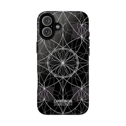 Symmetric Line Bloom iPhone 16 - Tough+