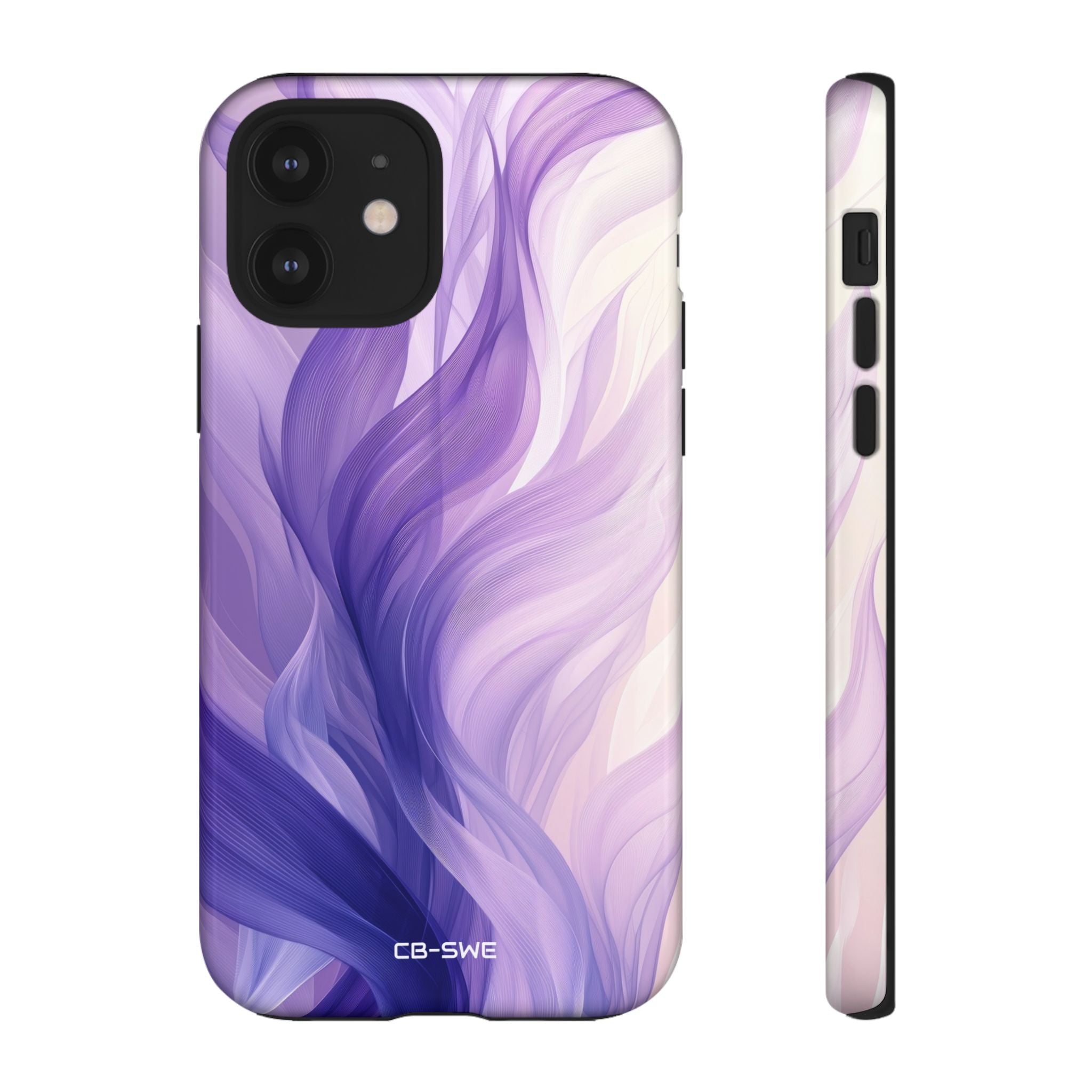 Flowing Purple Whispers - iPhone Case