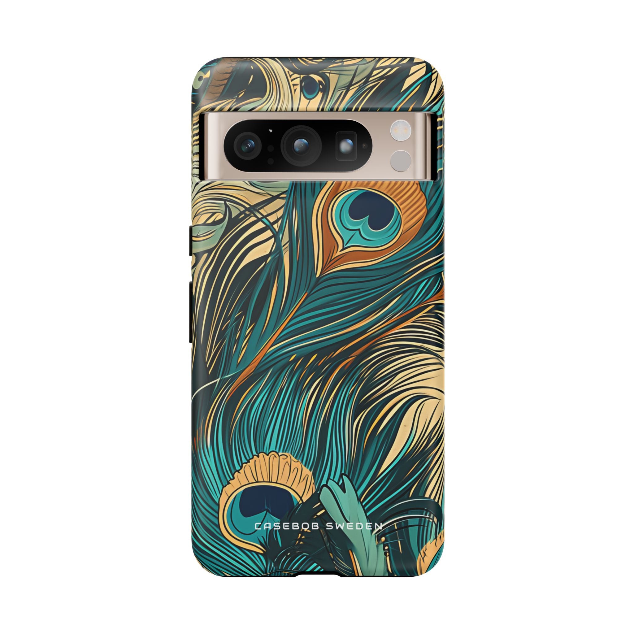 Art Nouveau Peacock Elegance Google Pixel 8 - Tough Phone Case