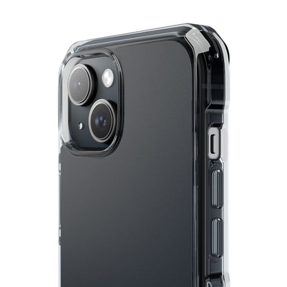 Gun Metal - Clear Impact Case for iPhone