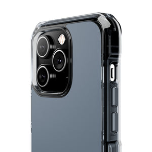 Slate Gray | Phone Case for iPhone (Clear Impact Case - Magnetic)