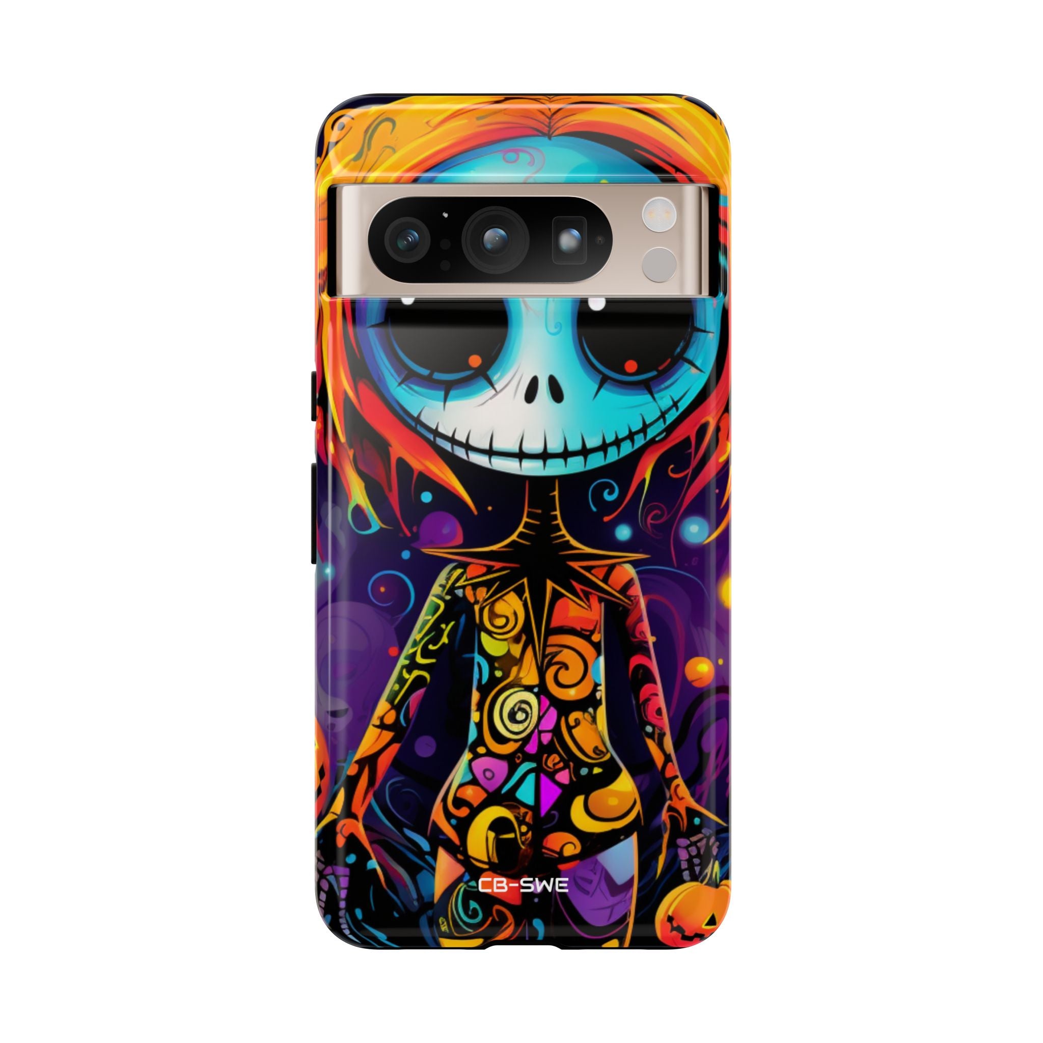 Skeletal Figure Laughs - Google Pixel Case