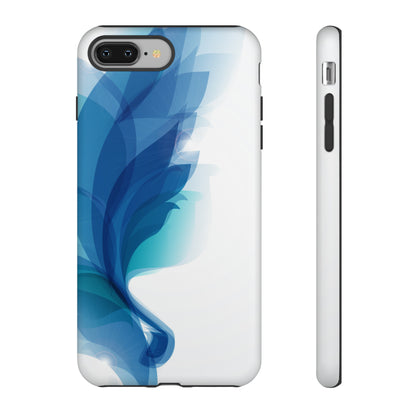 Blue Feathers - Protective Phone Case