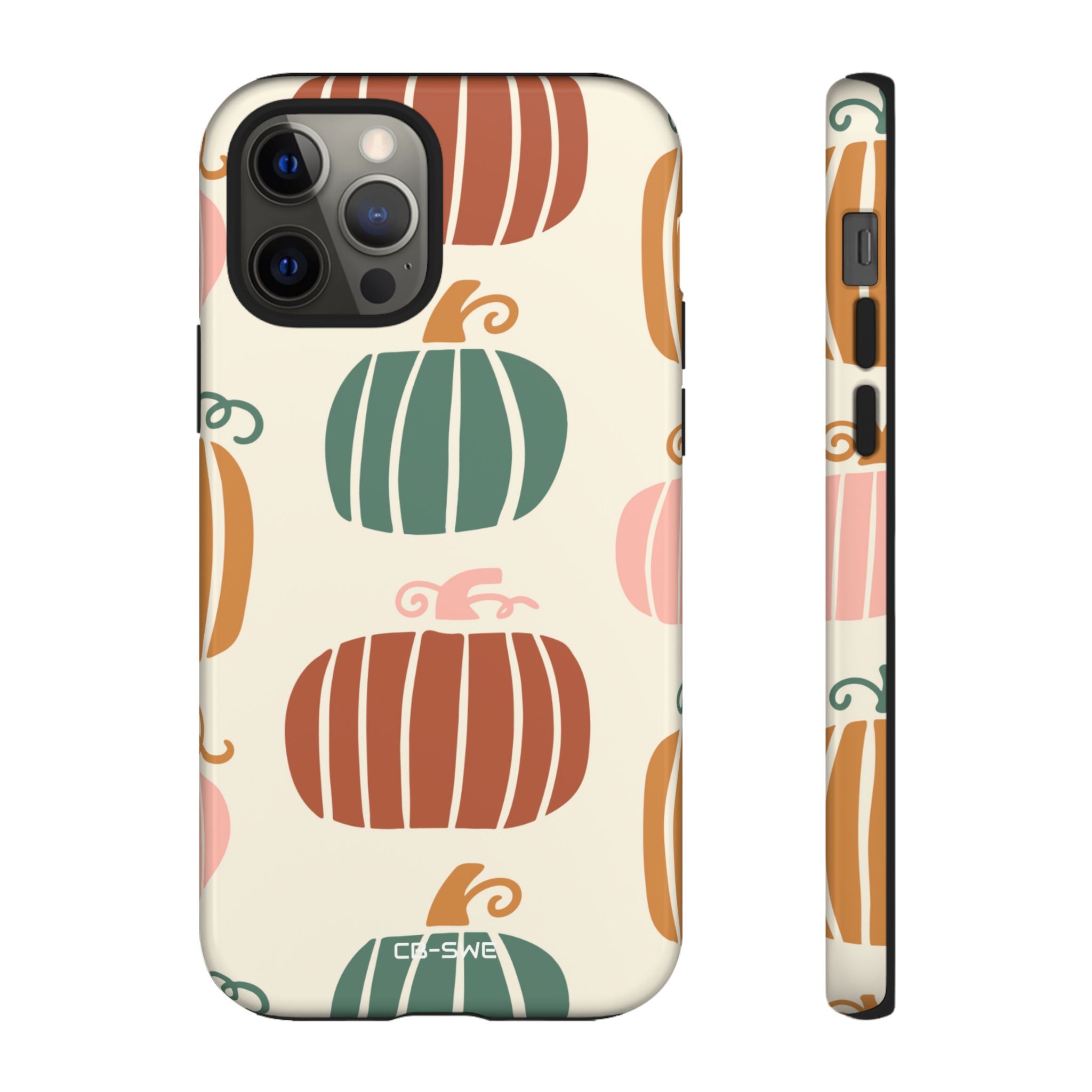 Whimsical Pumpkin Harmony - iPhone Case