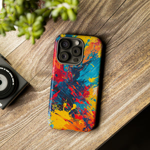 Artistic Brushstroke Bliss - Protective Phone Case