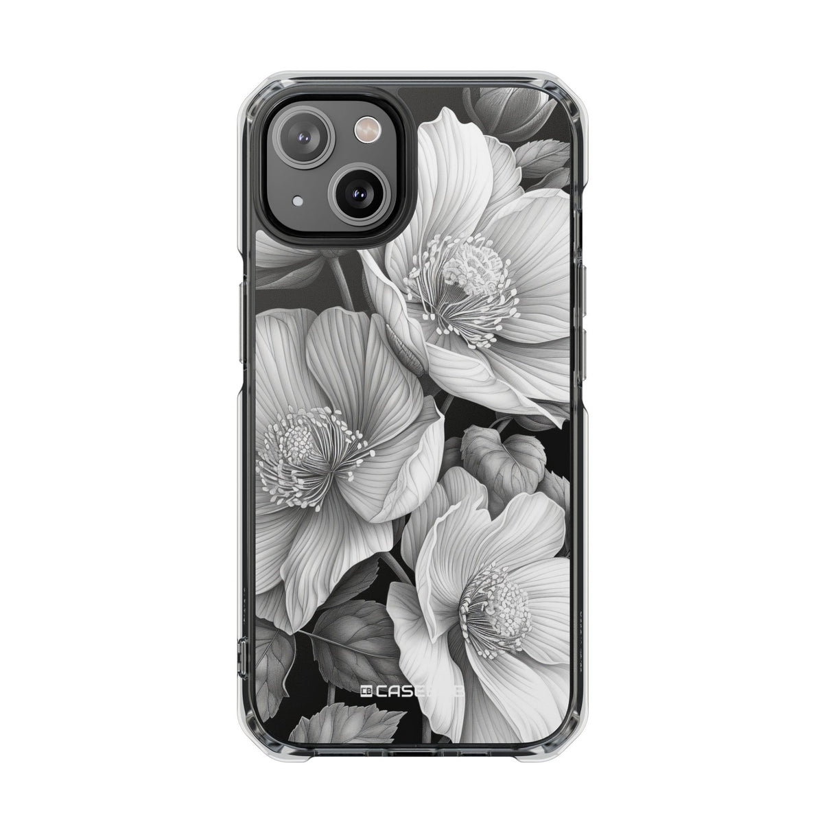 Botanical Elegance – Handyhülle für iPhone (Clear Impact – Magnetisch) 