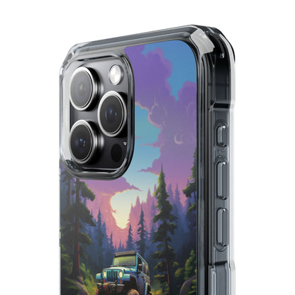 Sunset Forest Drive iPhone Case - Impact