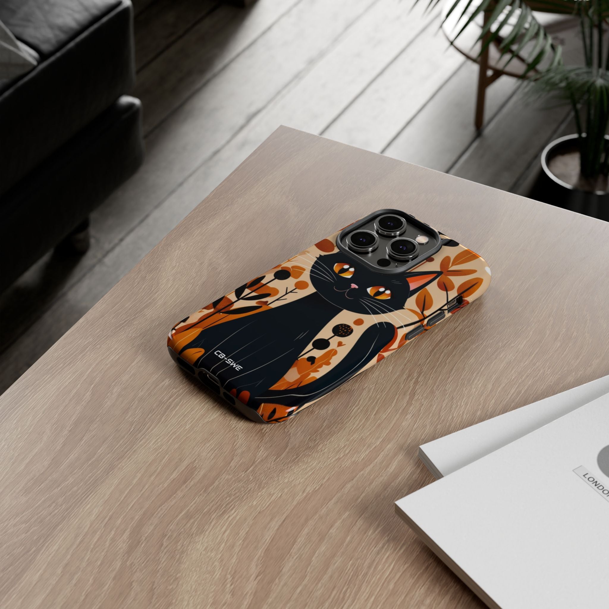 Autumnal Cat Whimsy - iPhone Case