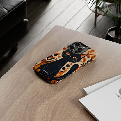 Autumnal Cat Whimsy - iPhone Case