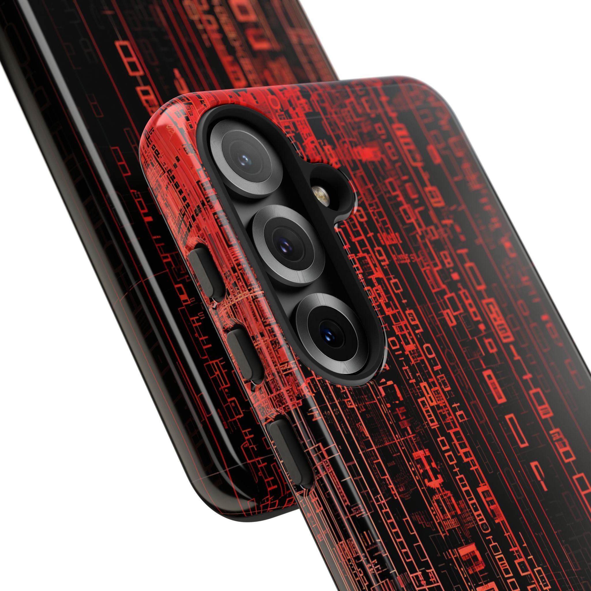 Crimson Glyphs Samsung S25 Case - Tough